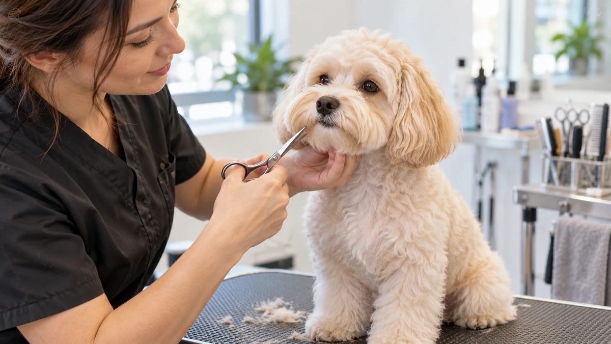 Maltipoo köpek — bakım ve tımar
